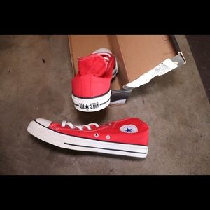 BRAND NEW: Converse Chuck Taylor High Tops RED